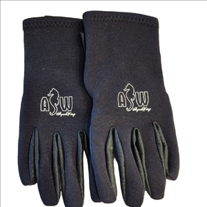 Aqua Wing ASW Black Neoprene Gloves Size M